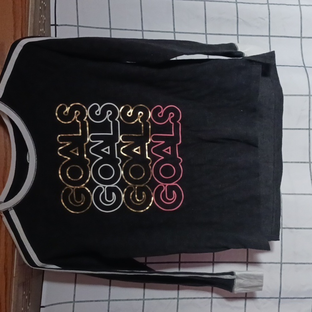 Old navy Girls Goals long sleeve tee size 10/12